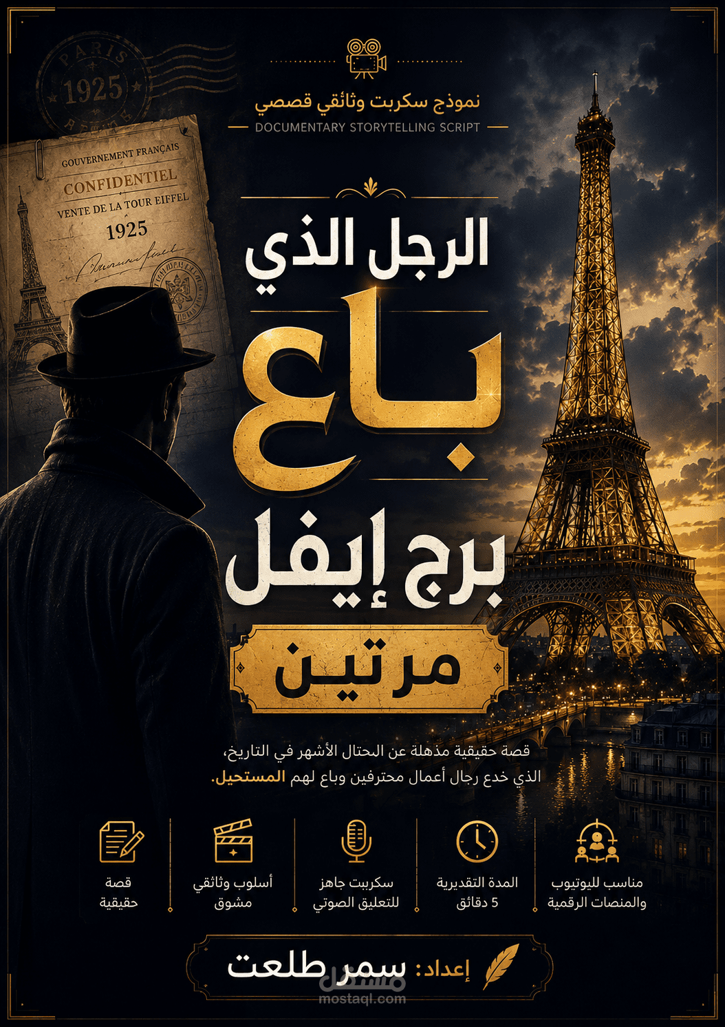 تحويل قصة حقيقية إلى سكريبت وثائقي مشوق بأسلوب Storytelling احترافي