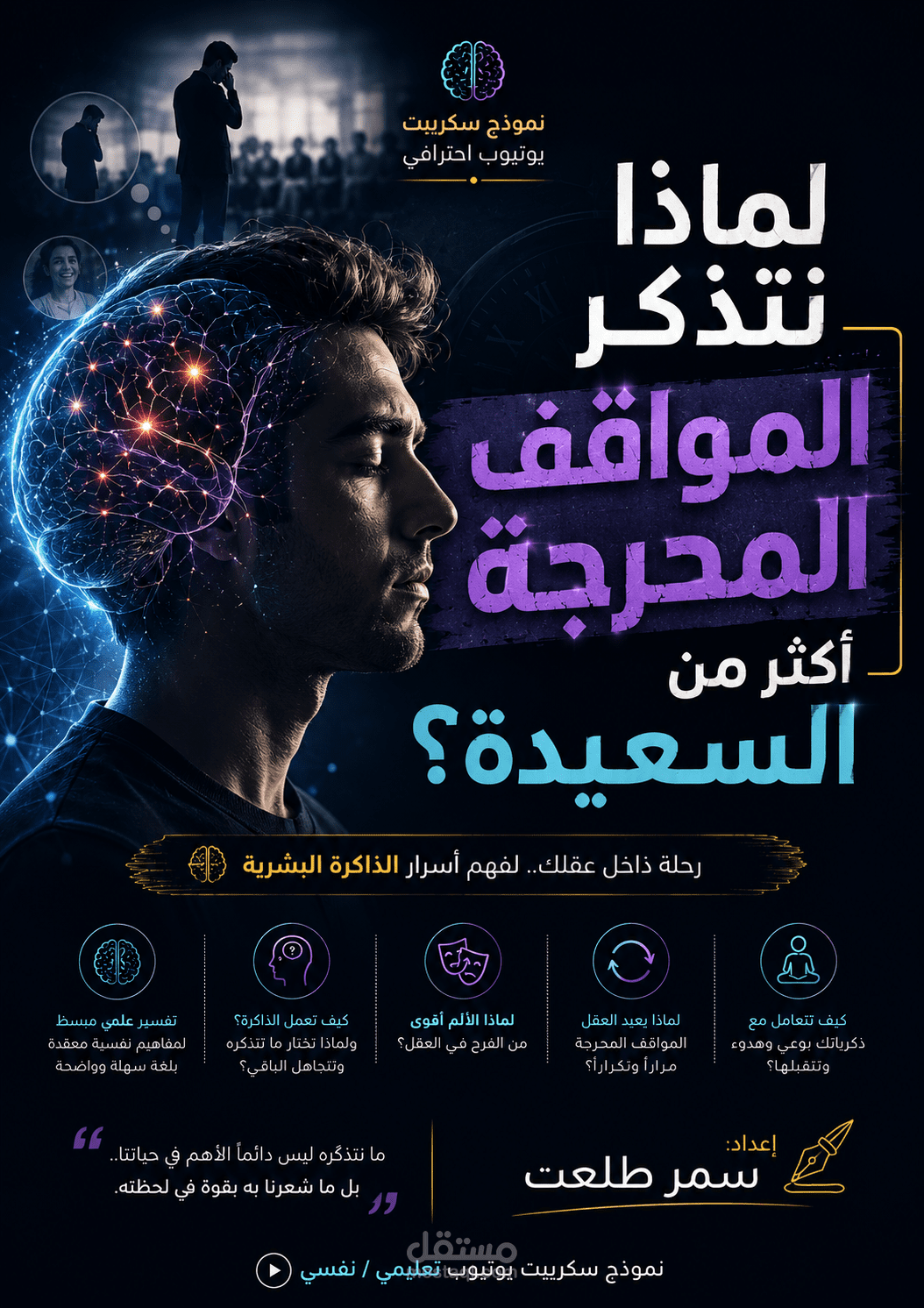 سكريبت يوتيوب تعليمي  يحول المعلومات المعقدة إلى محتوى مشوق وسهل الفهم