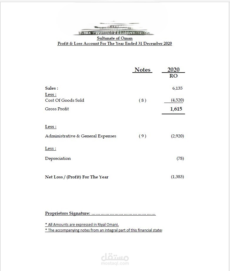 Financial Statements