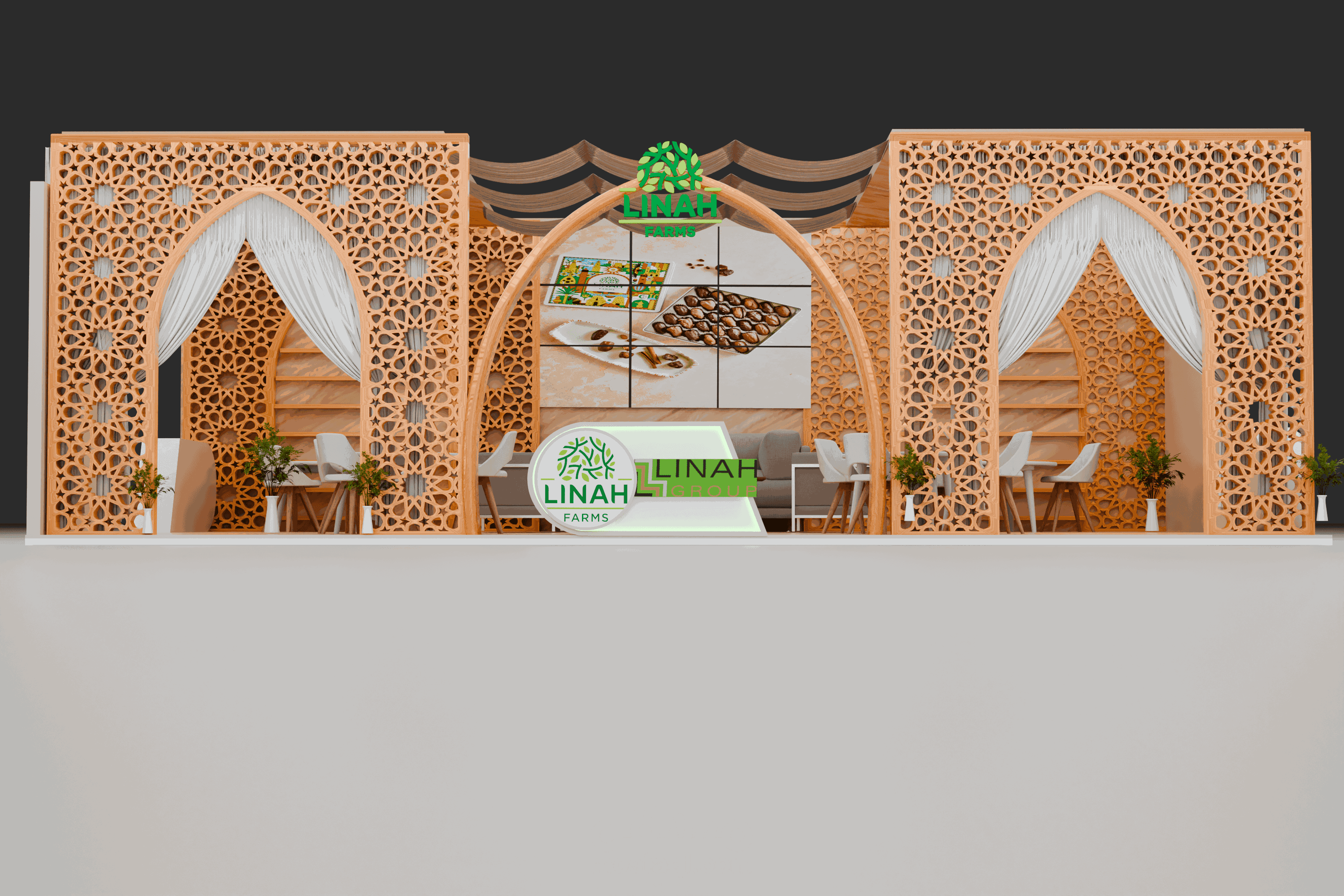 3D Exhibition booth (lina farm)