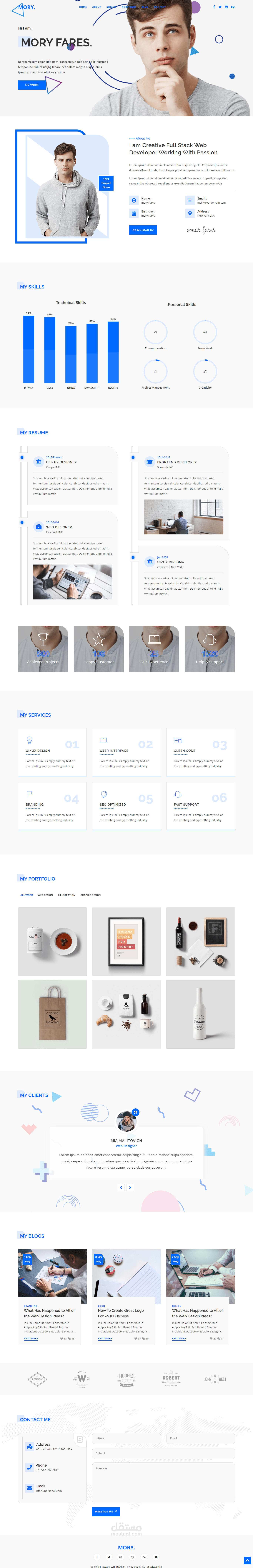 Mory - Personal Portfolio