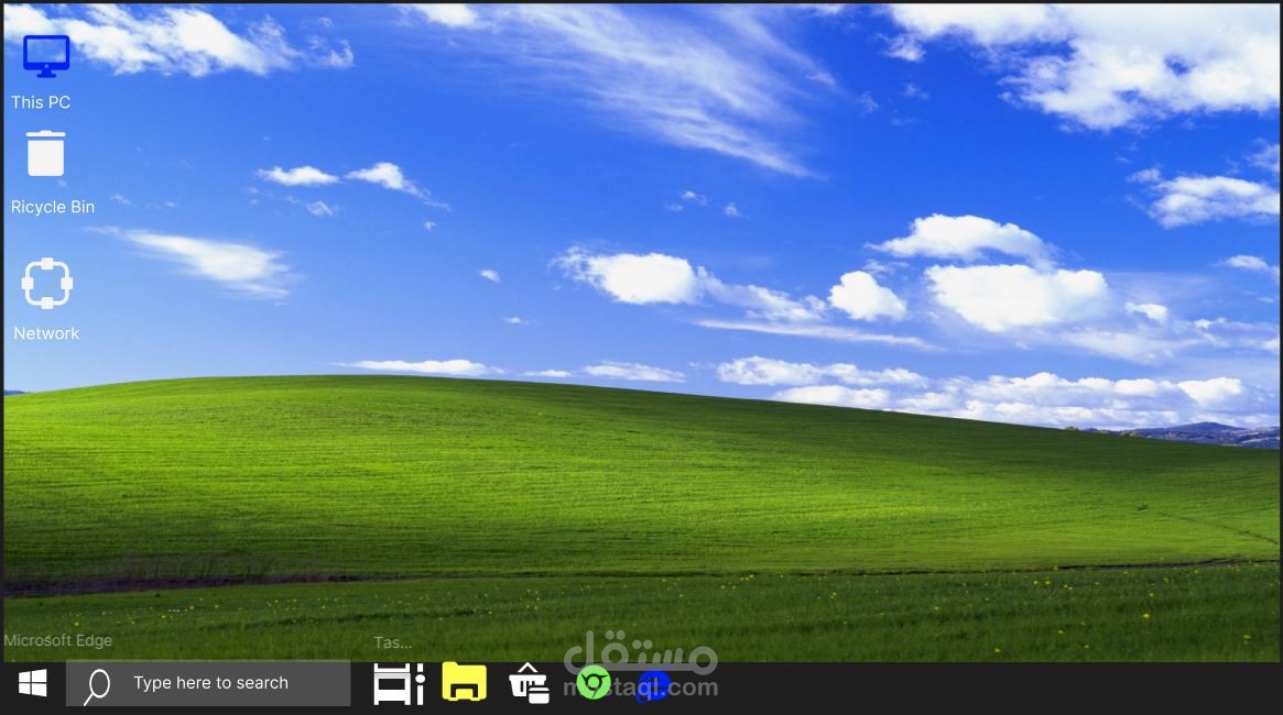 Experimental Desktop UI Design on Figma