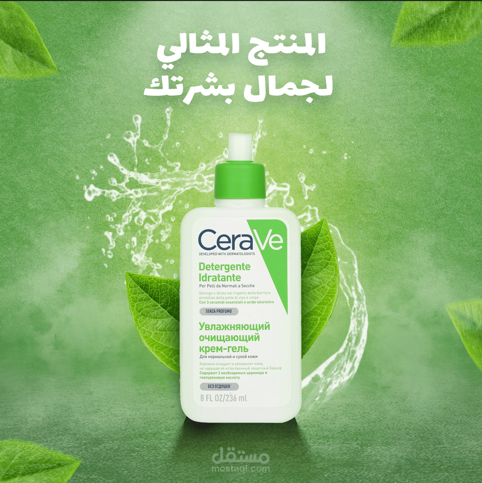 اعلان منتح للعنايه بالبشره
