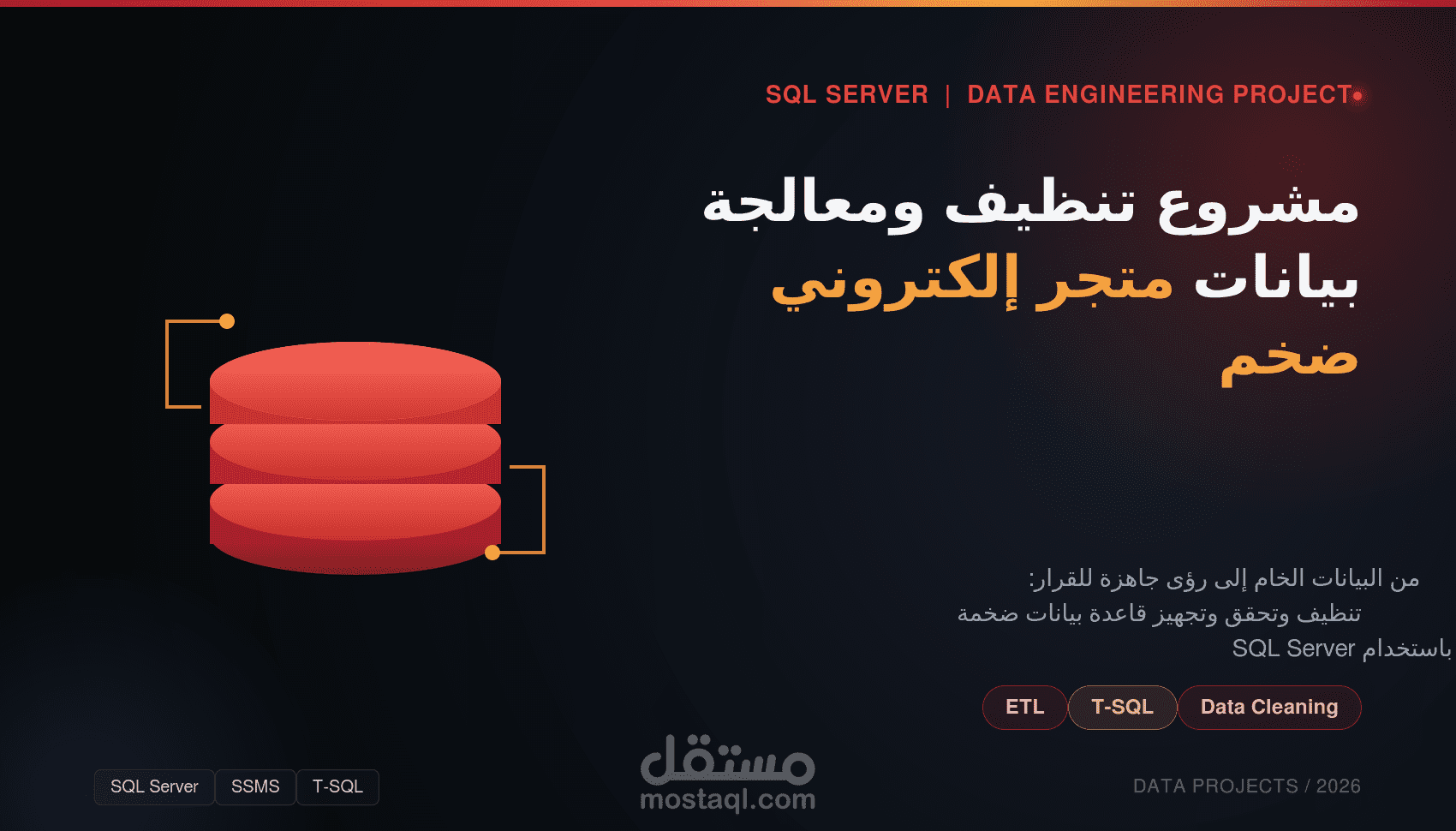 تنظيف وتحليل بيانات مبيعات متجر إلكتروني باستخدام SQL Server (SSMS)