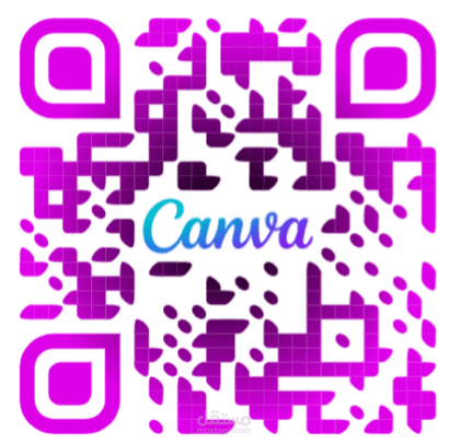 QR code لموقع canva