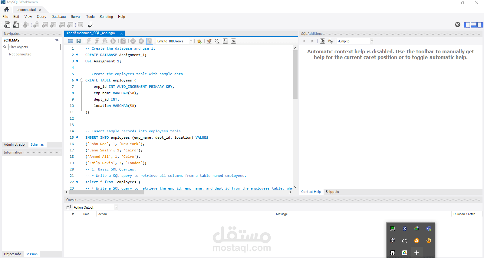sql project