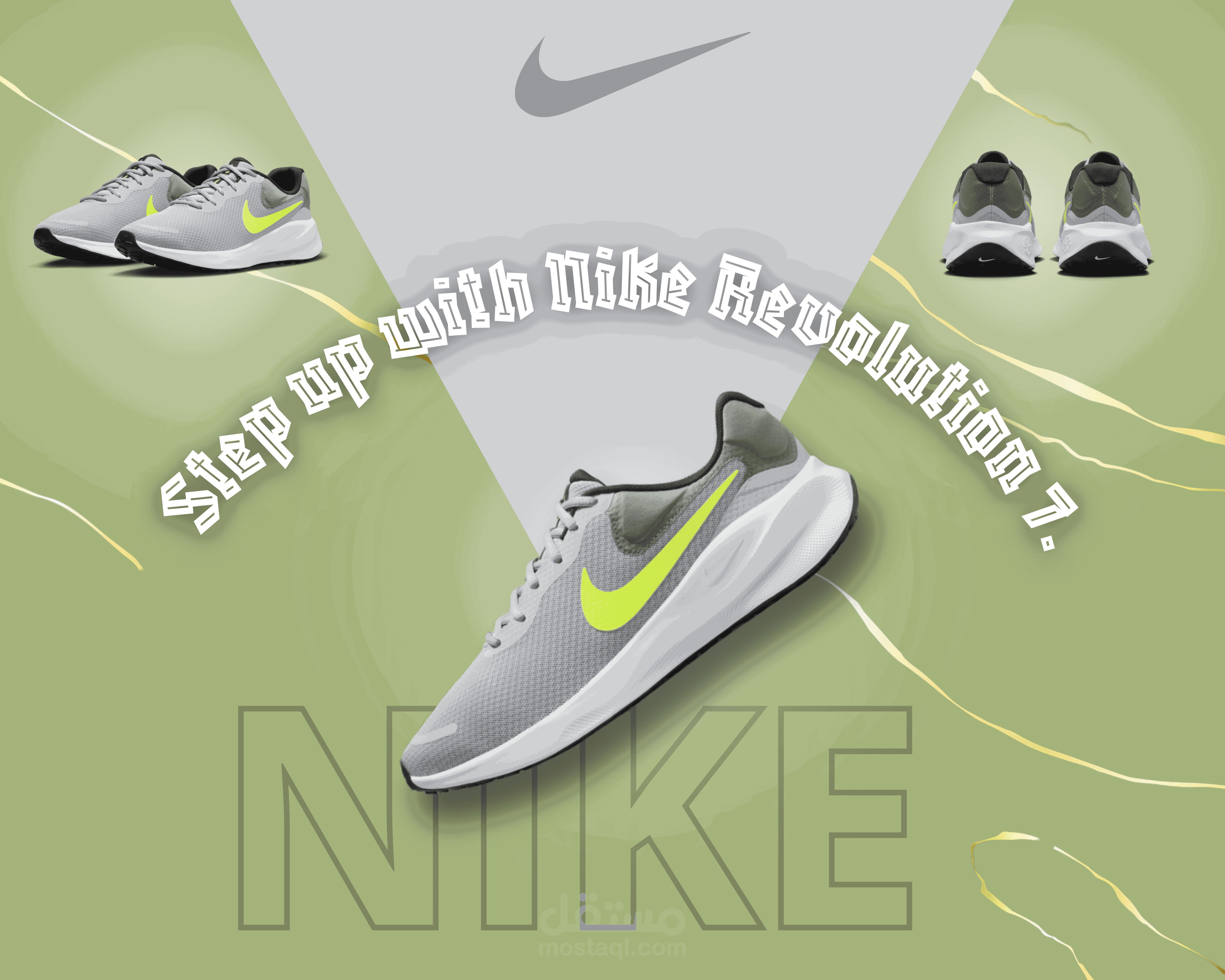 Step up with Nike Revolution 7.