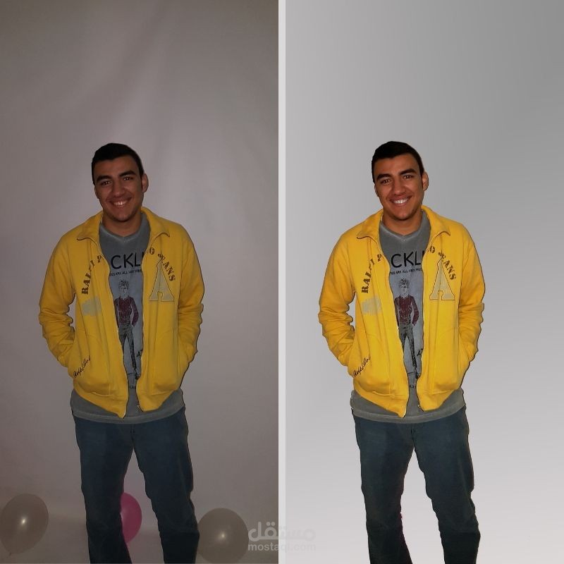 Cut out pic & change background