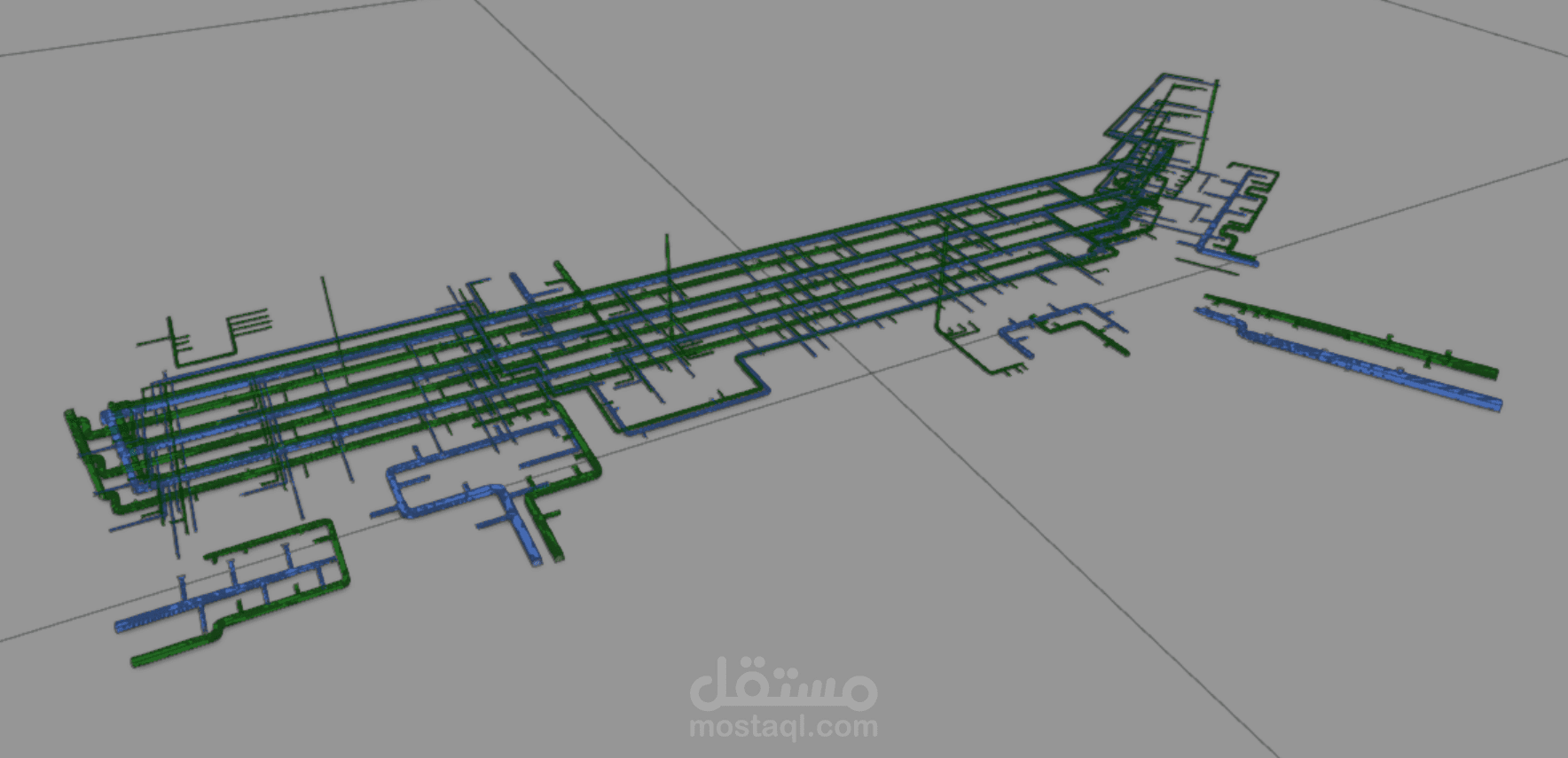 تصميم شبكات التهوية بنظام ثلاثي الأبعاد عبر Easy Duct