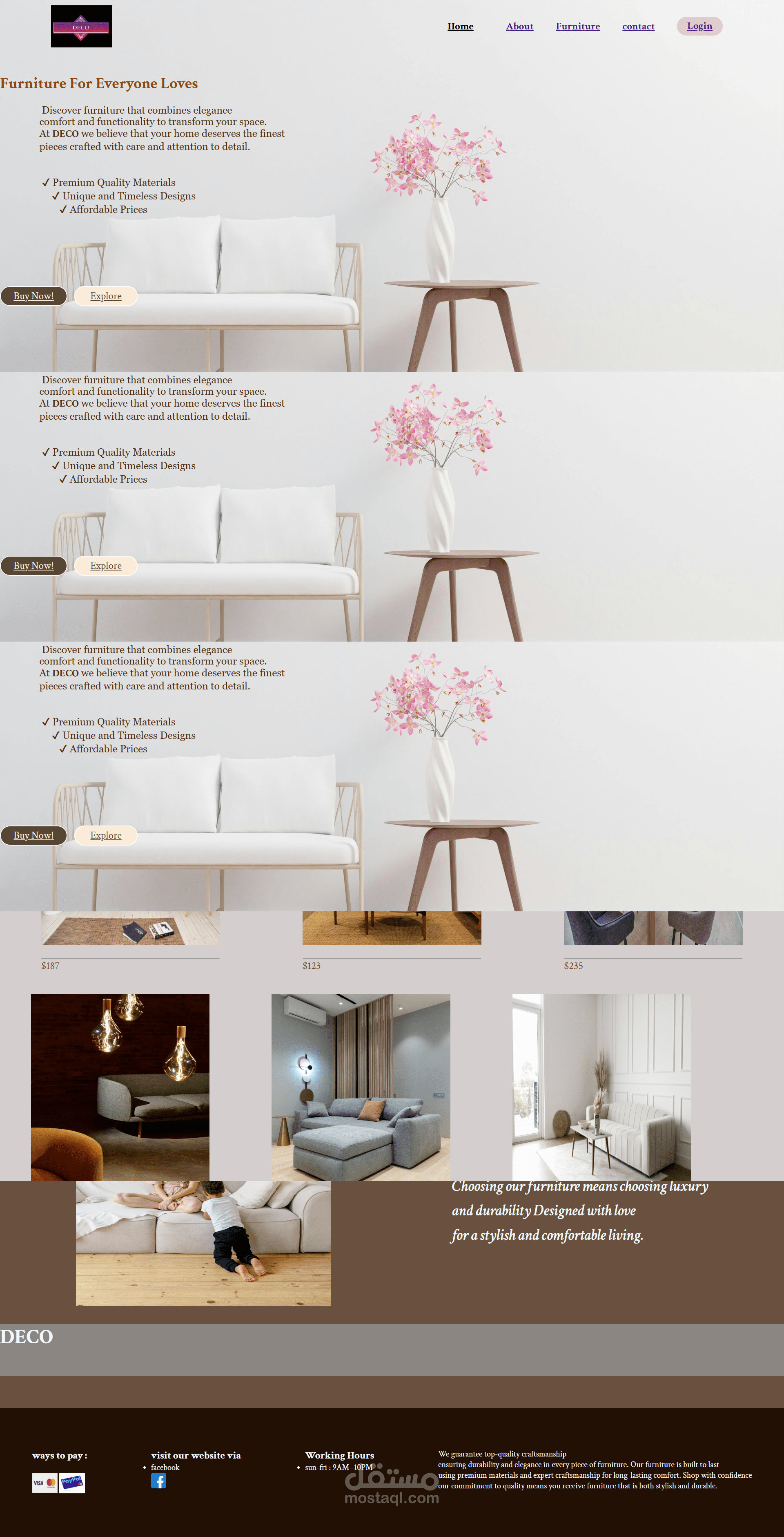 تصميم صفحة هبوط