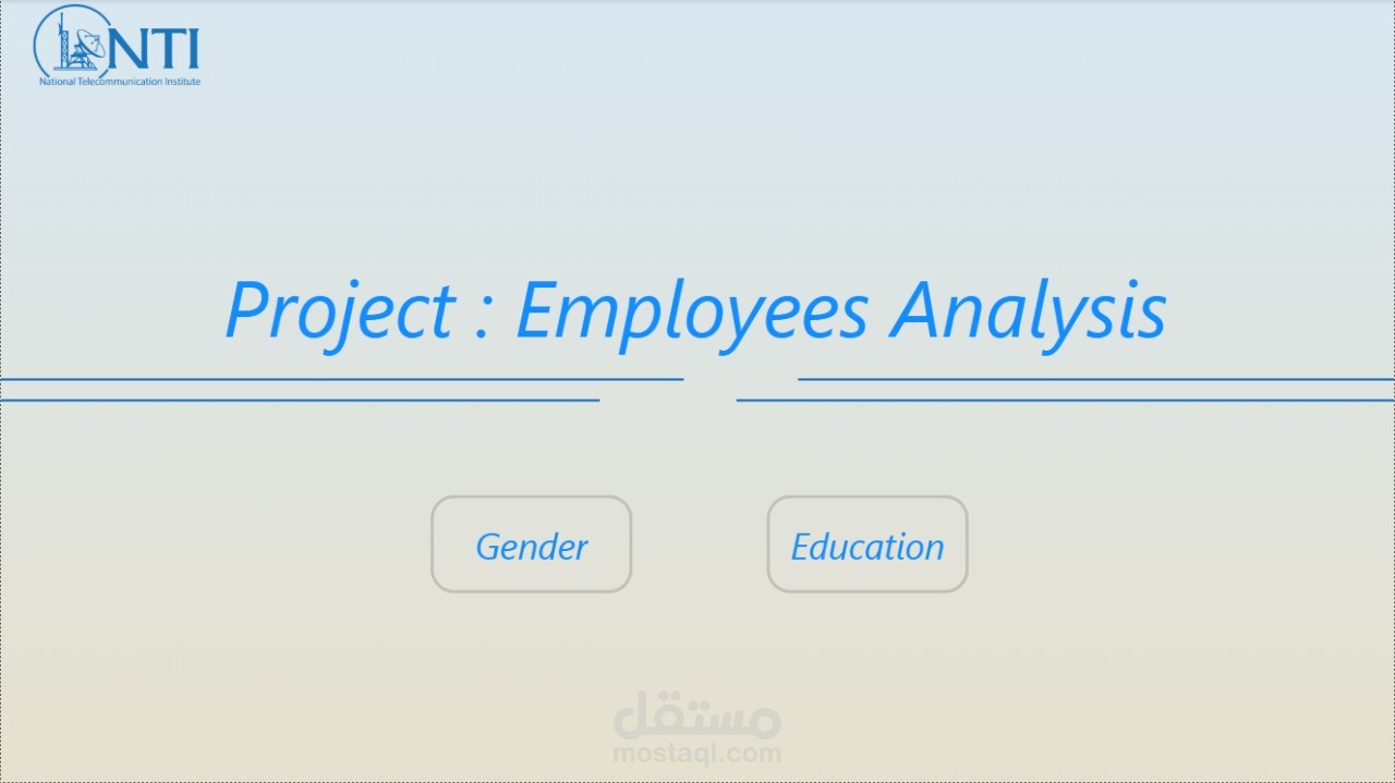 تحليل بيانات موظفين في شركة