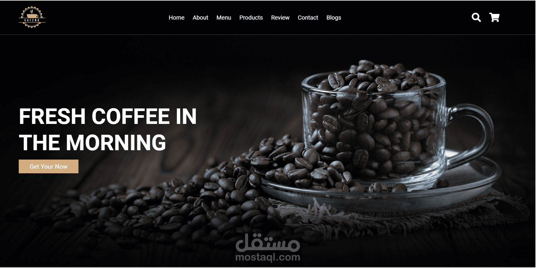 Coffee Shop & Online Store