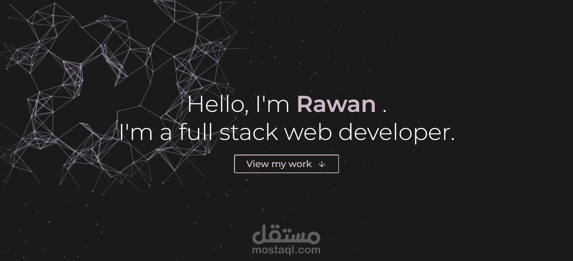 تصميم portfolio احترافي