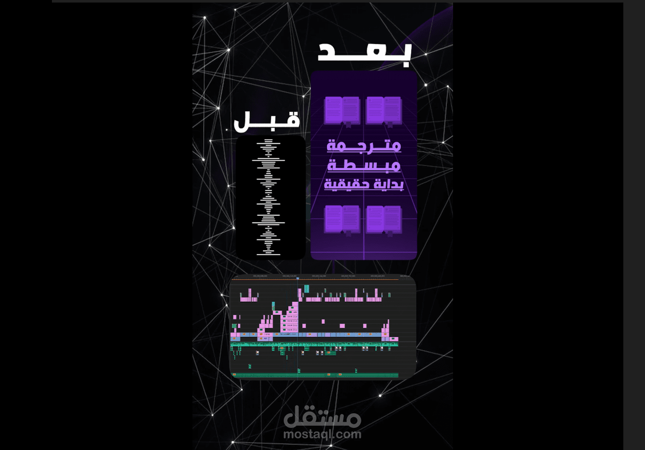 من صوت الى أعلان قصير أحترافي Reel