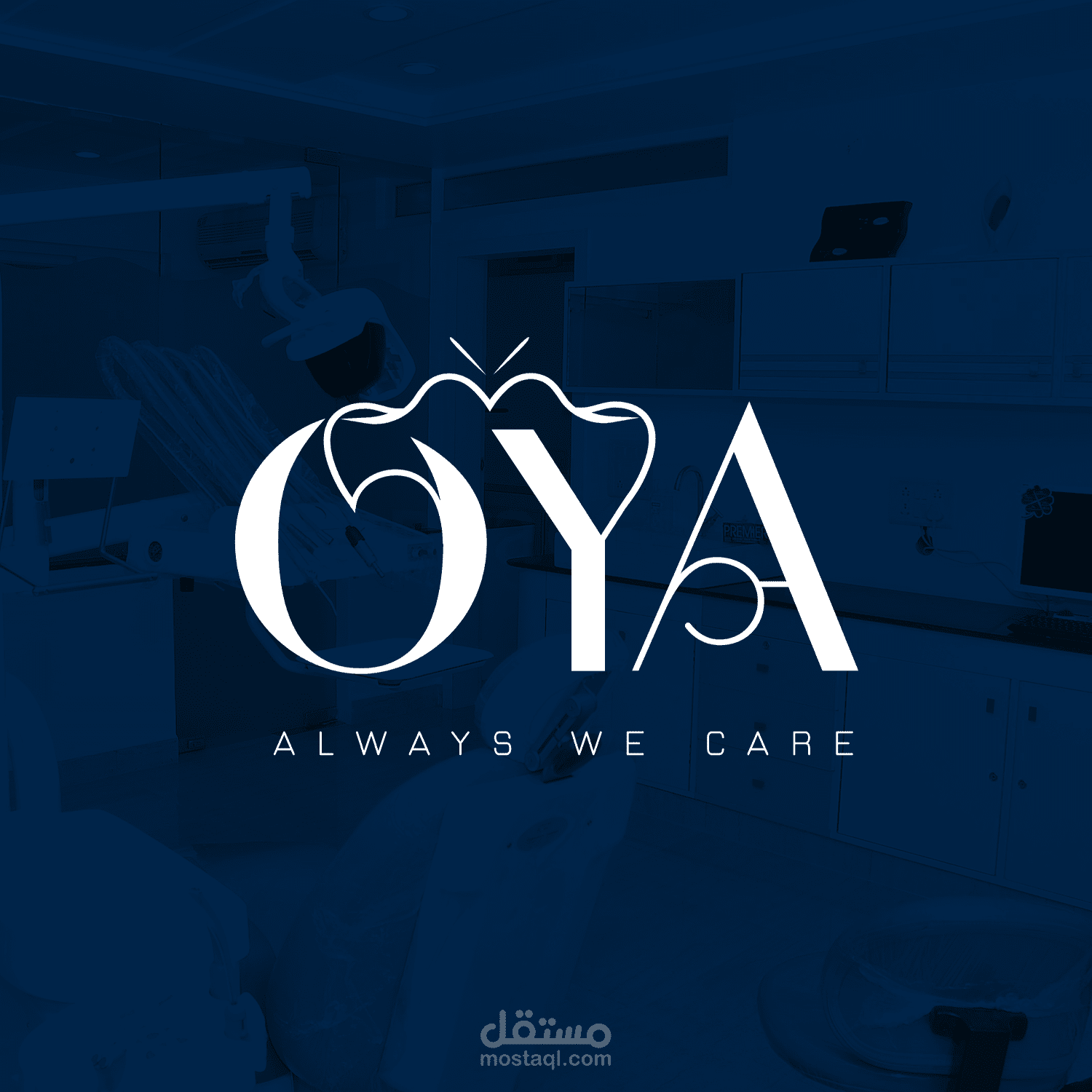 لوجو عيادات OYA التخصصية للأسنان