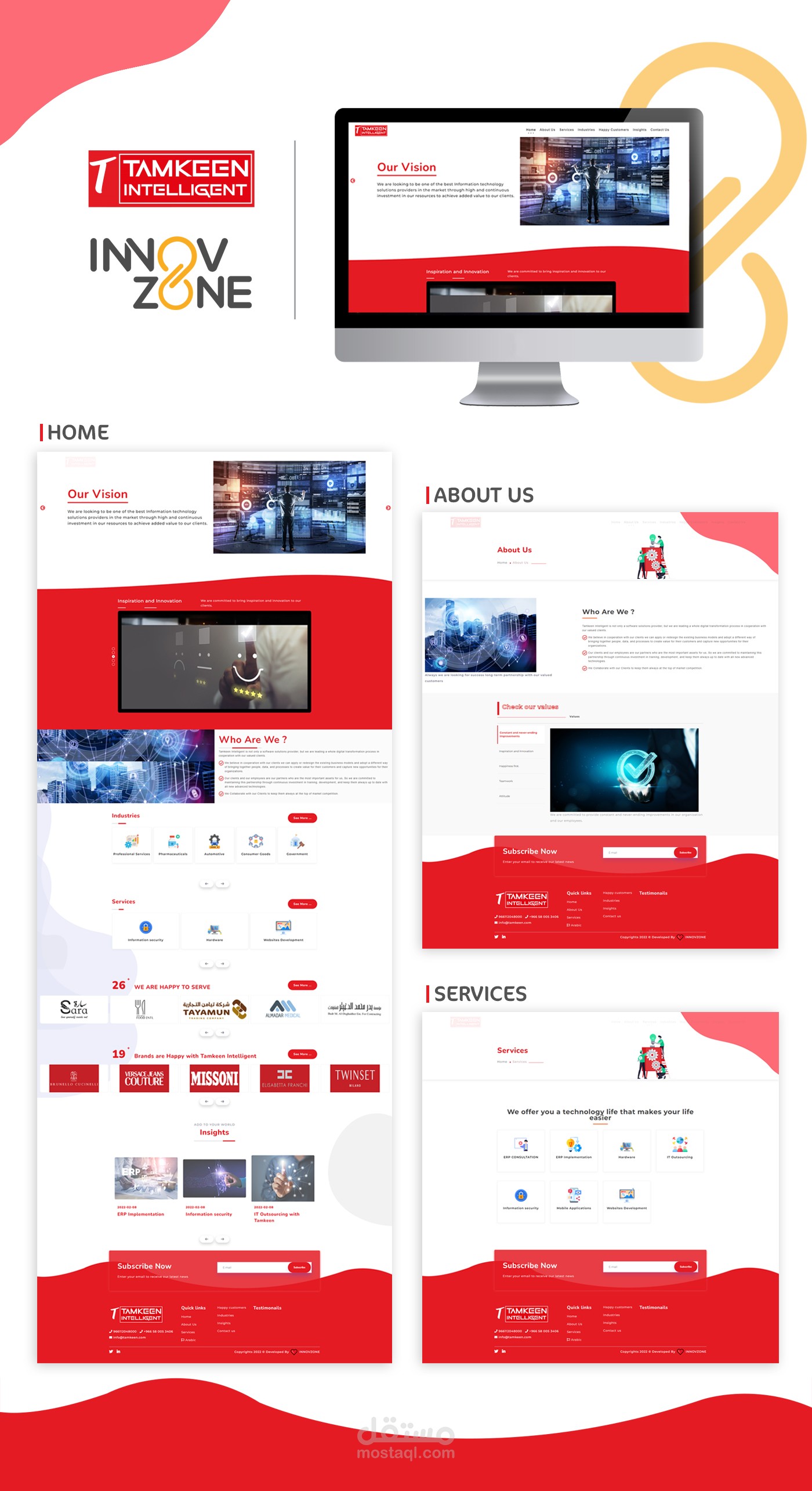 website for Tamkeen Intelligent is not only a software solutions provider, but we are leading a whole digital transformation process in cooperation with our valued clients.