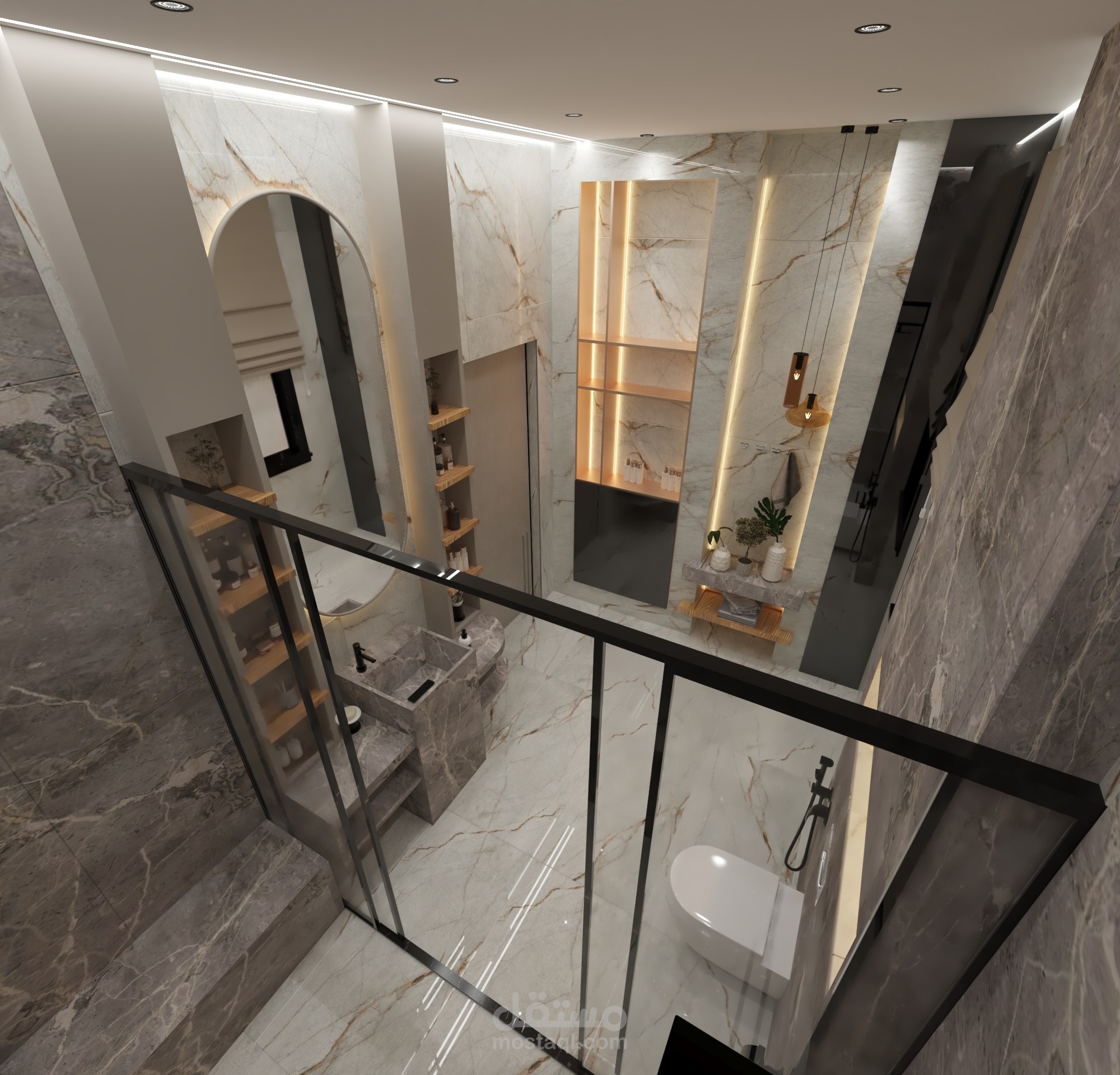 حمام لغرفة ماستر