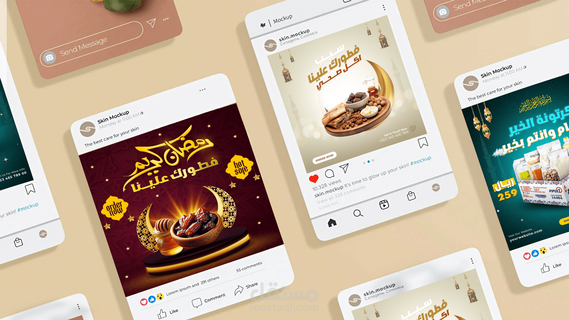 تصاميم سوشل ميديا رمضانية