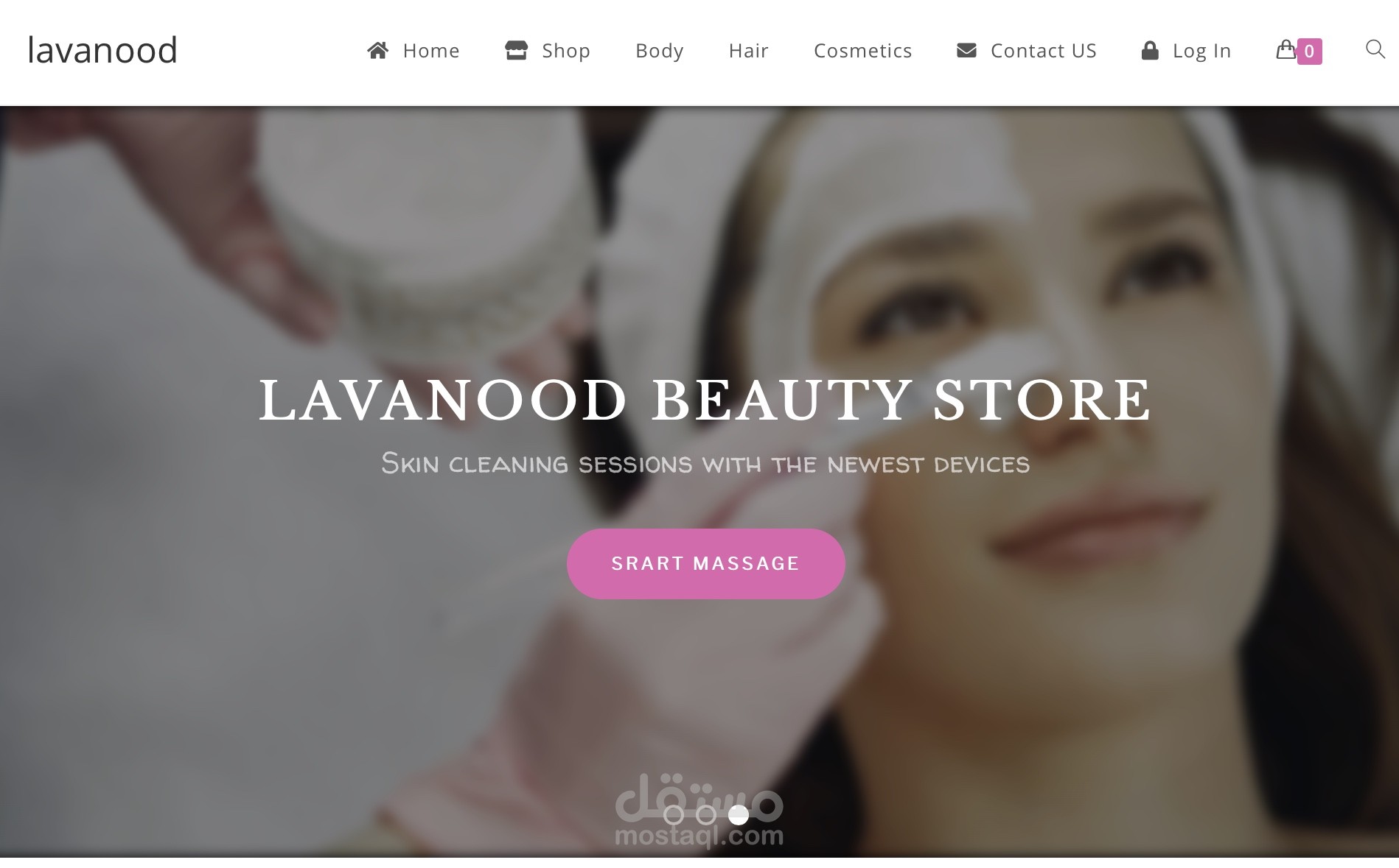 Lavanood store - Wordpress