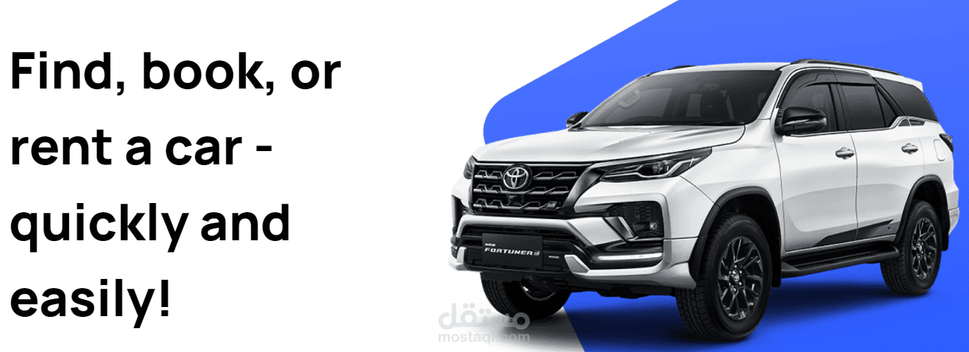 Website specialized in car rental