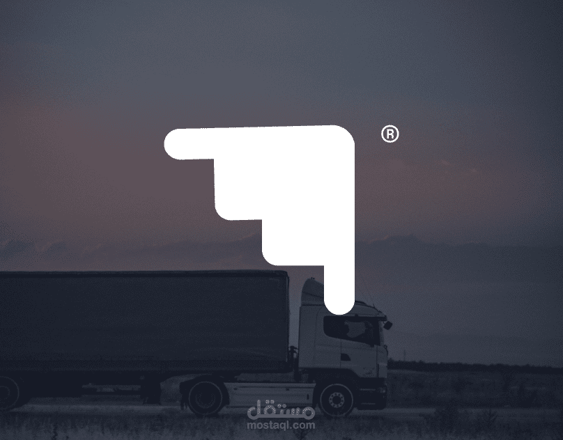 عمل عرض شعار (Logo Presentation) لشركة توصيل وهمية باسم "SRFR"