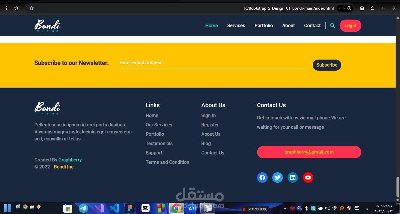 مطور واجهات أمامية Front-End Developer
