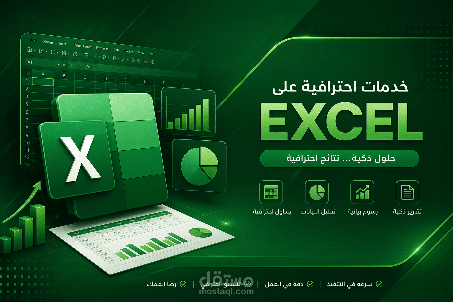 إدخال وتنسيق البيانات على الإكسل