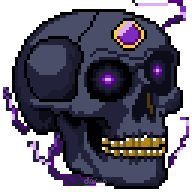 7 Elemental Skulls - Pixel Art Assets Pack