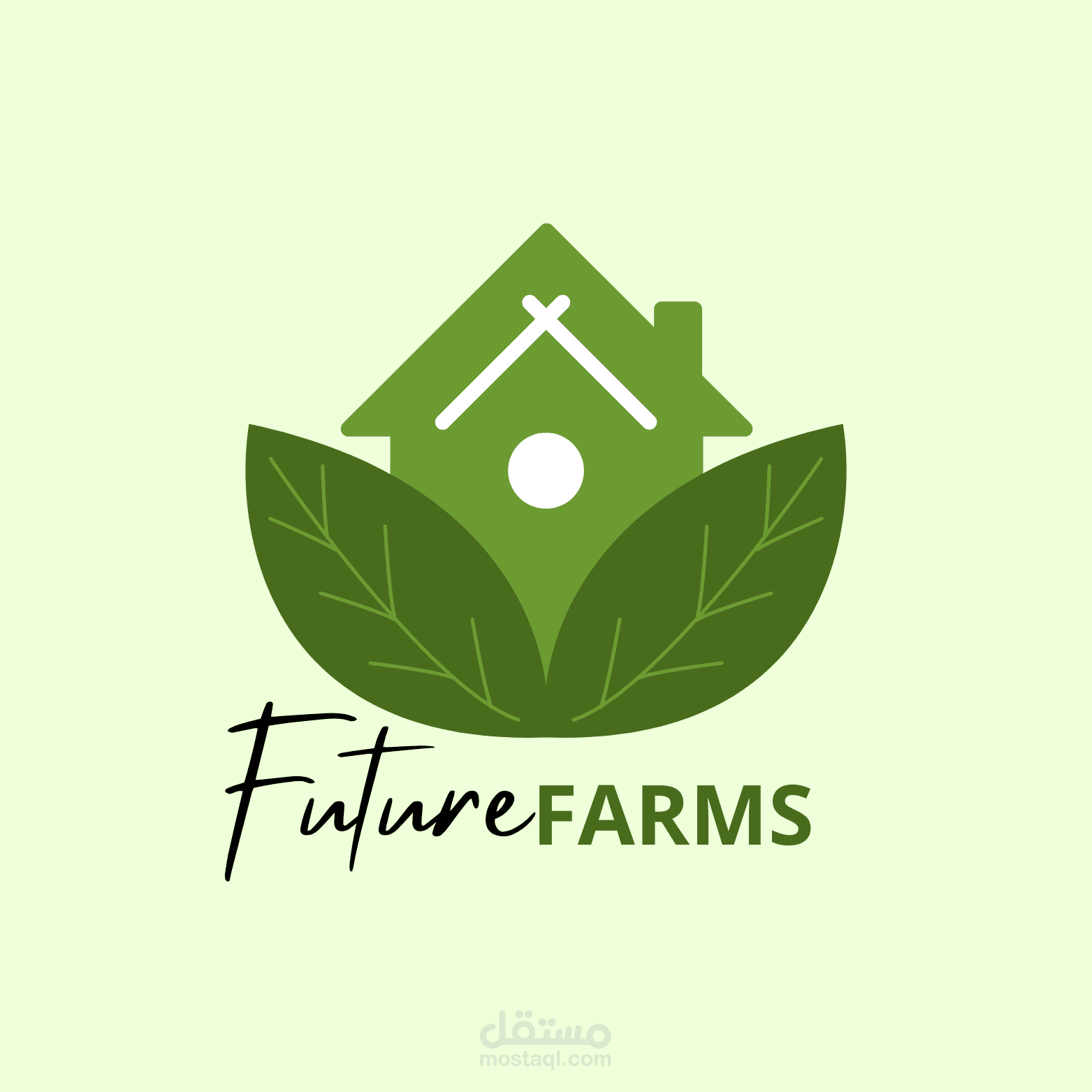 تصميم إعلان خدمات زراعية لـ Future Farms