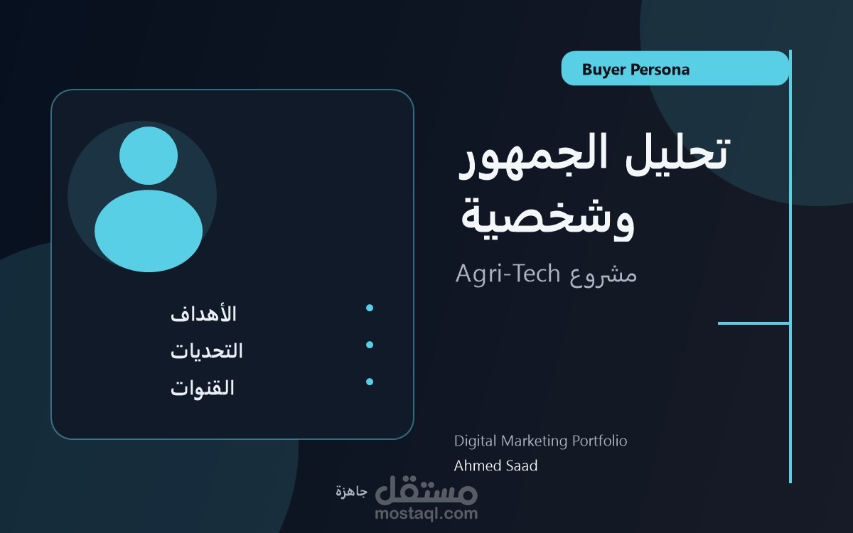 تحليل جمهور وبناء Buyer Persona لمزارعي محصول زراعي