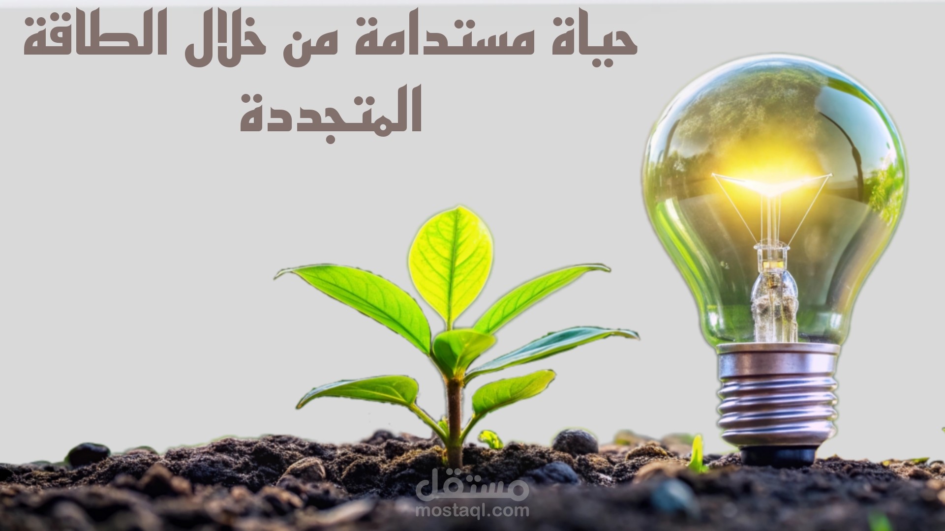 بحث علمي عن الطاقة المتجددة