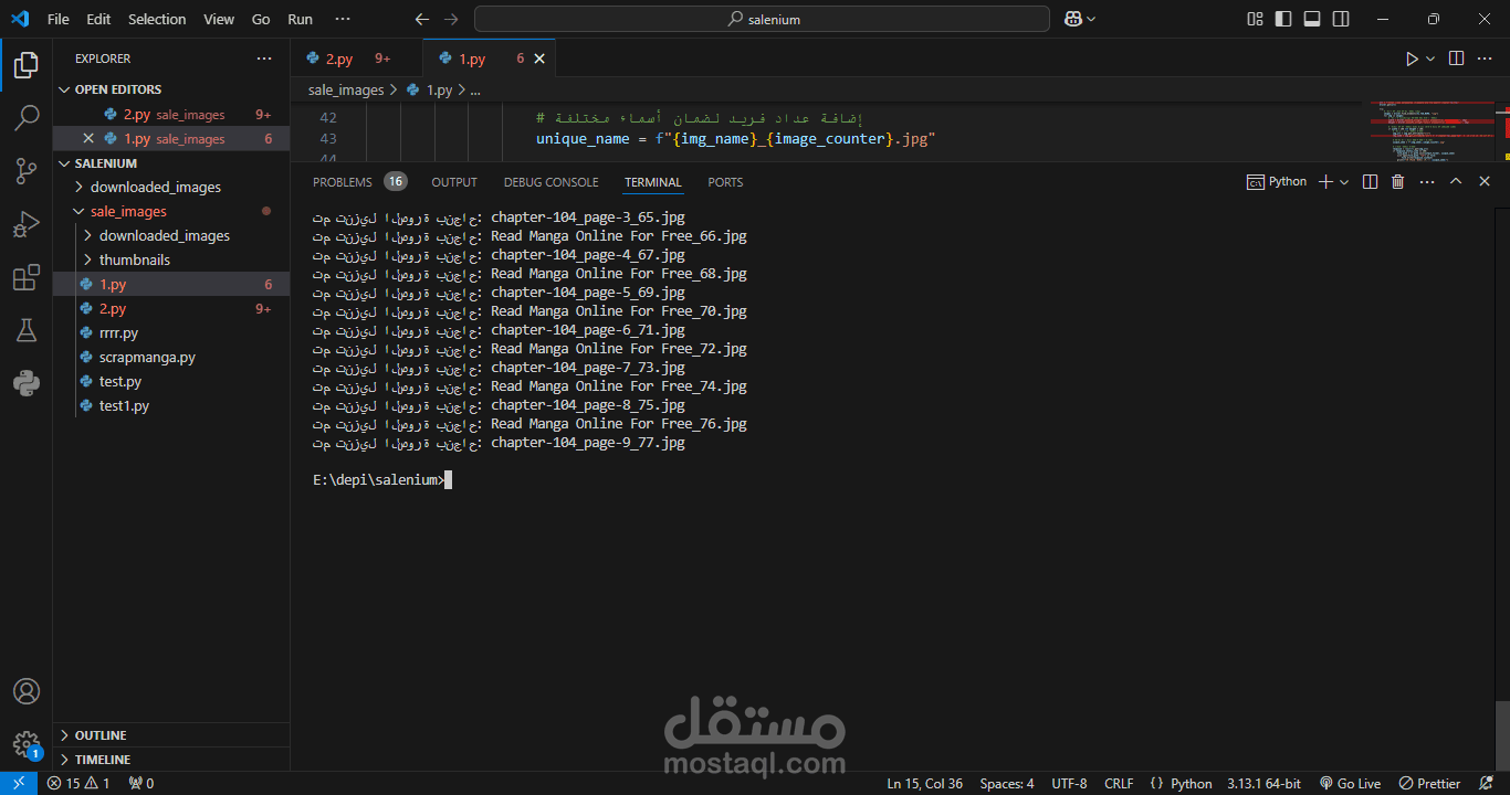 web scraping images by python Selenium