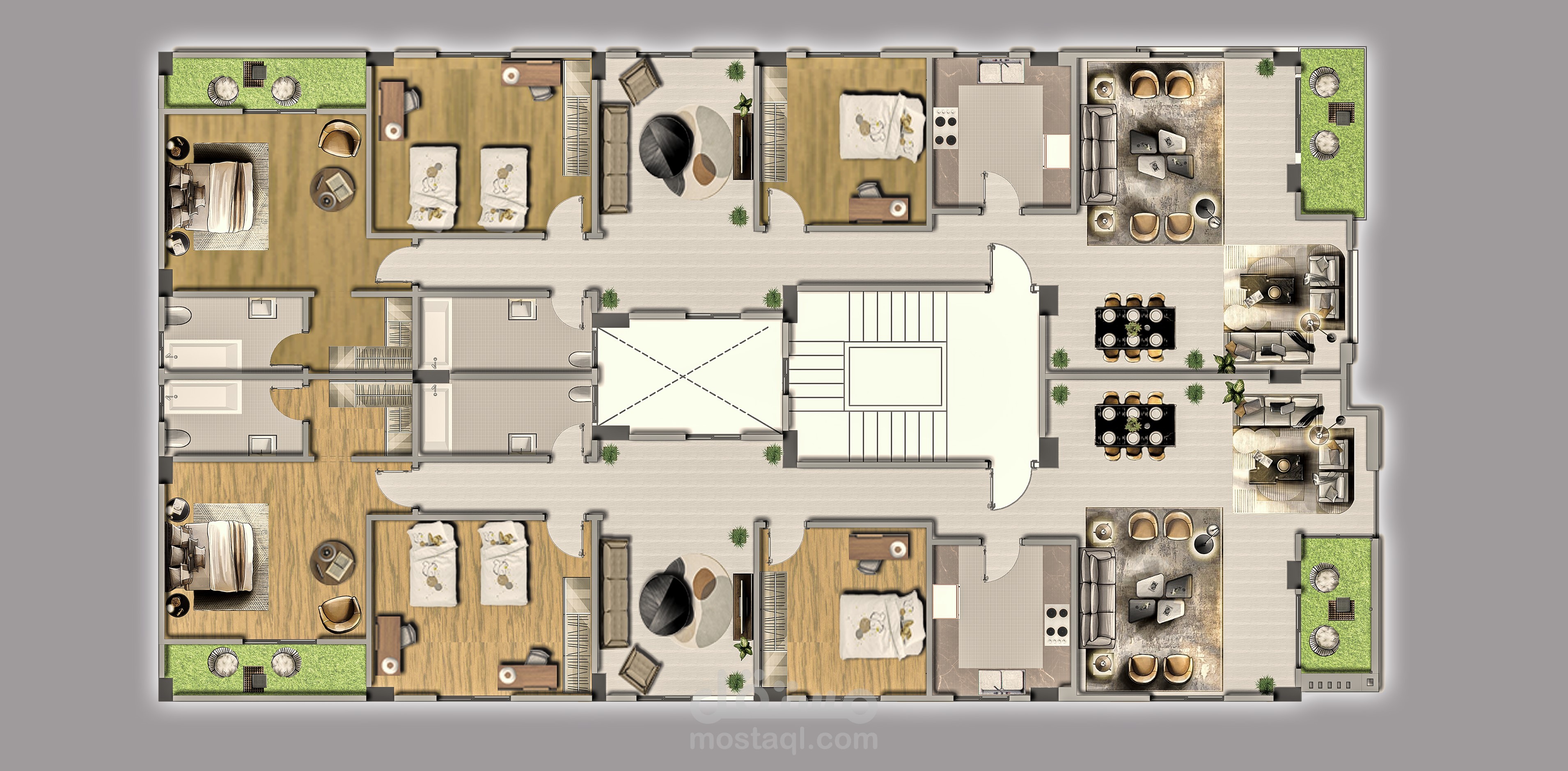 اظهار مخطط ثنائي وثلاثي الابعاد (2D, 3D plan)