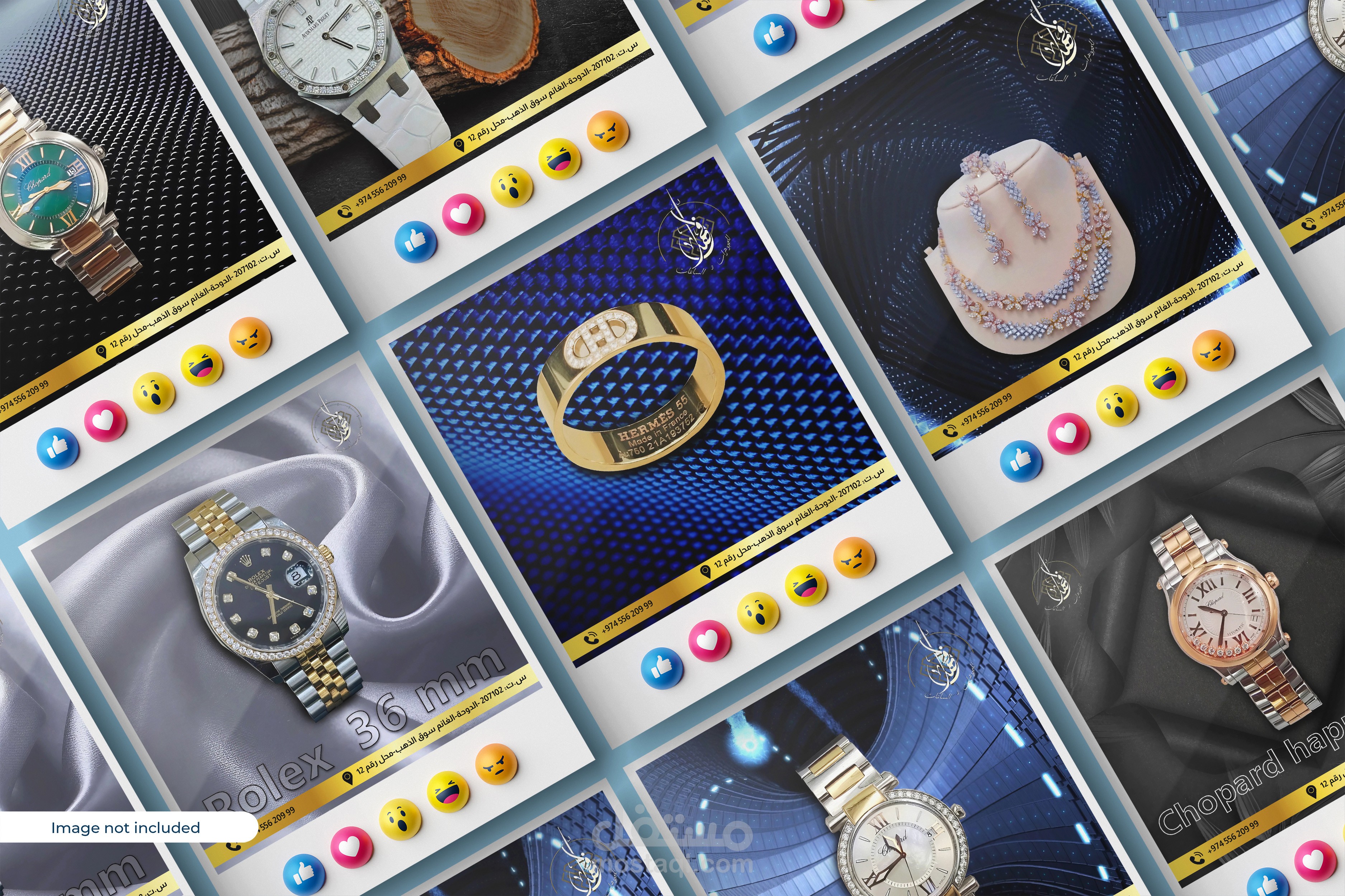 تصميمات لمواقع التواصل