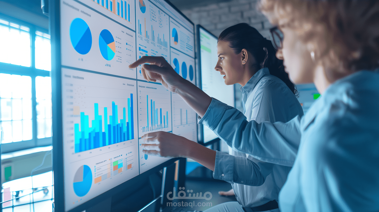 تصميم لوحات تحكم احترافية لتحليل البيانات واتخاذ القرار