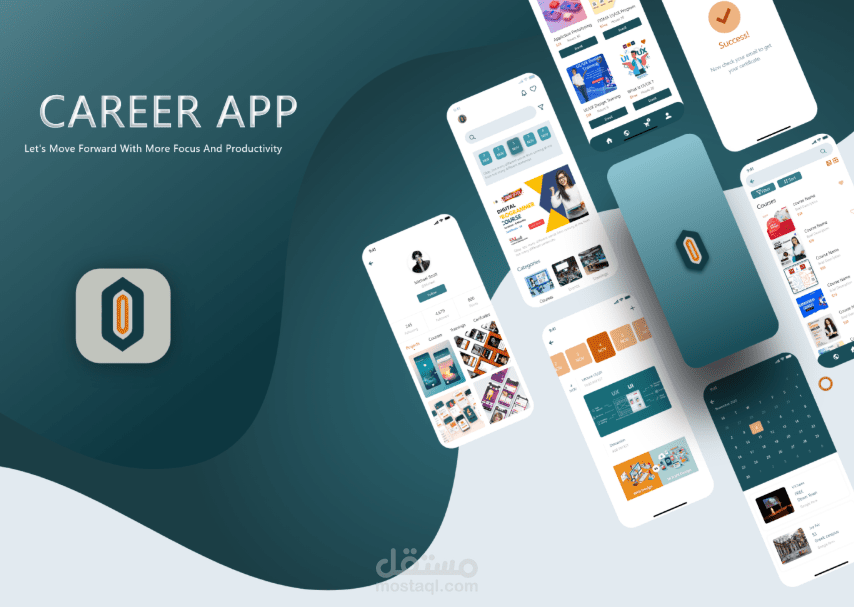 CAREER" App UX & UI design"