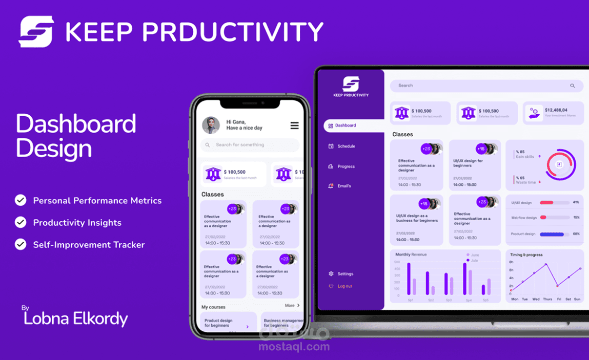 Dashboard for Personal Productivity