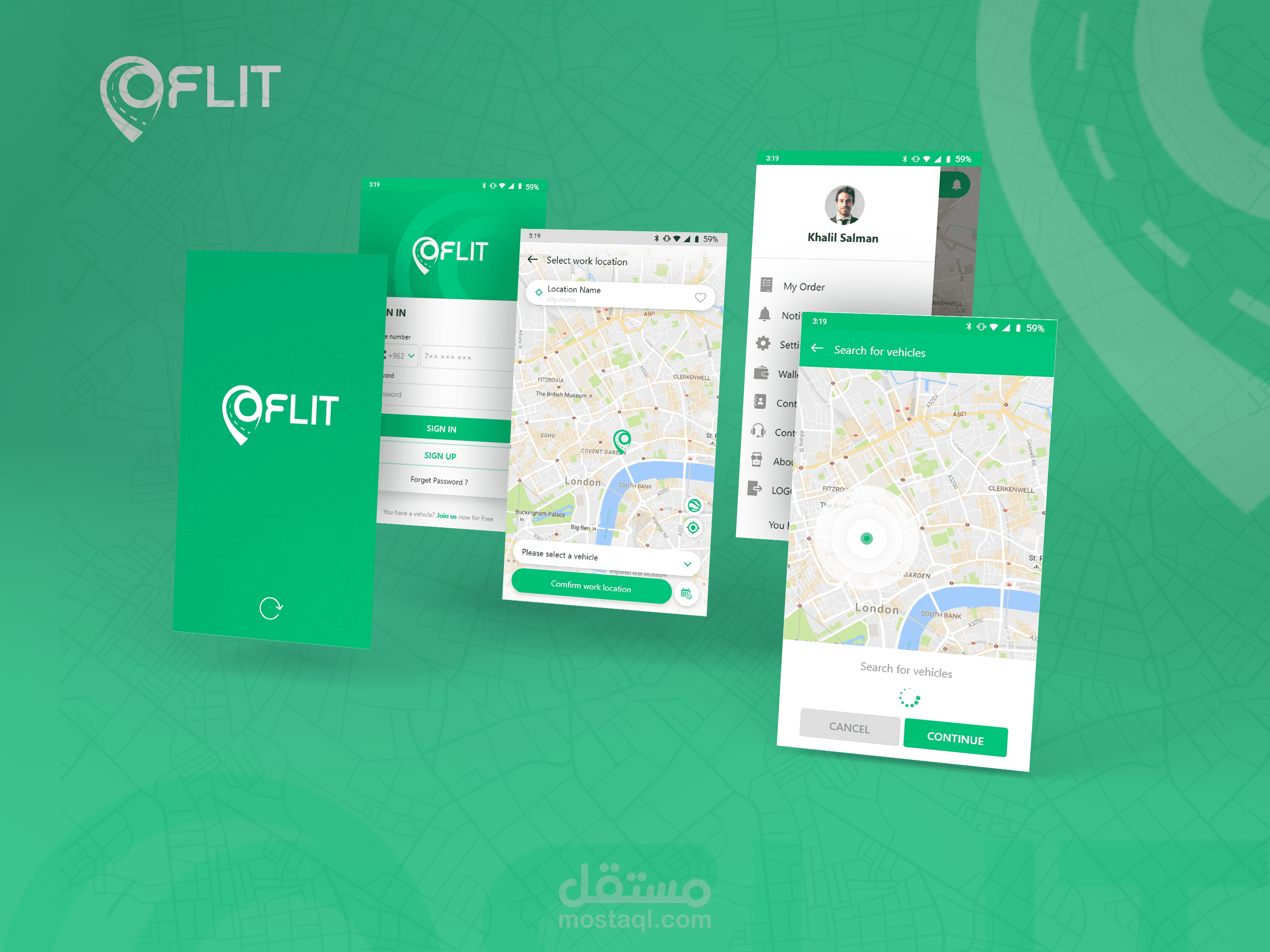 تطبيق اوفليت للنقليات