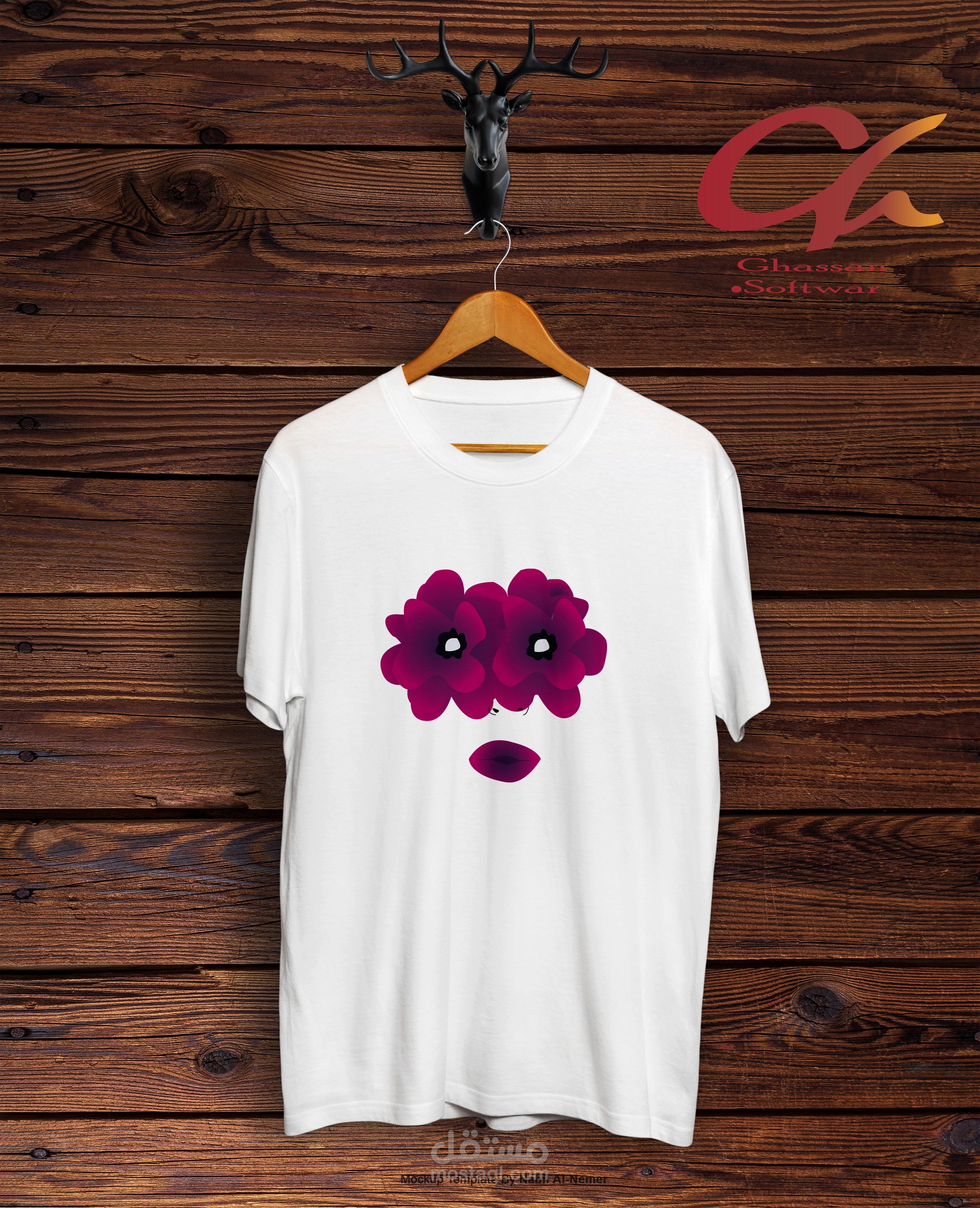 تيشرت زهرة البنفسج