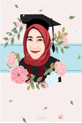 رسم شخيات مع غلاف