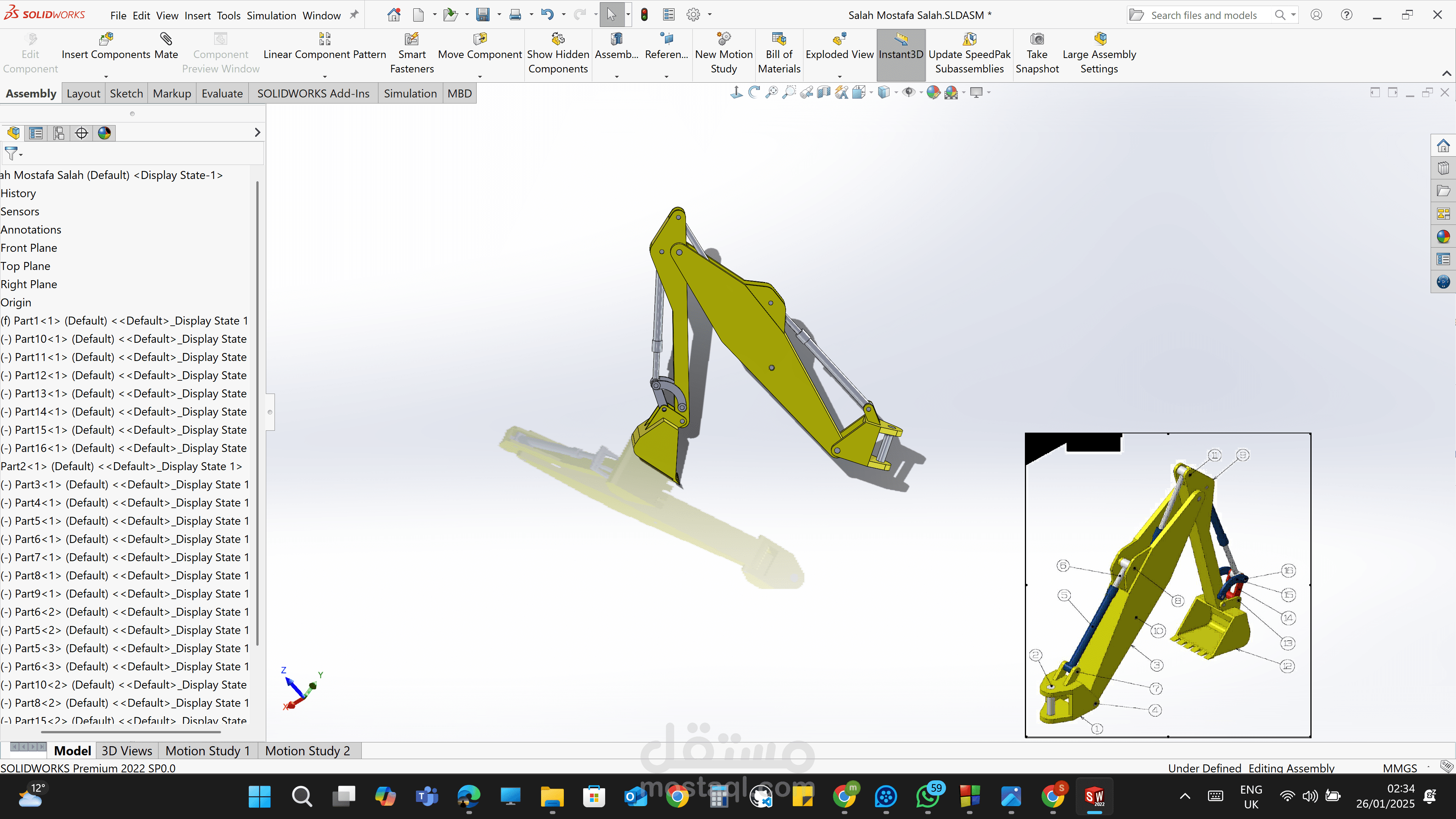 Assembly by SolidWorks