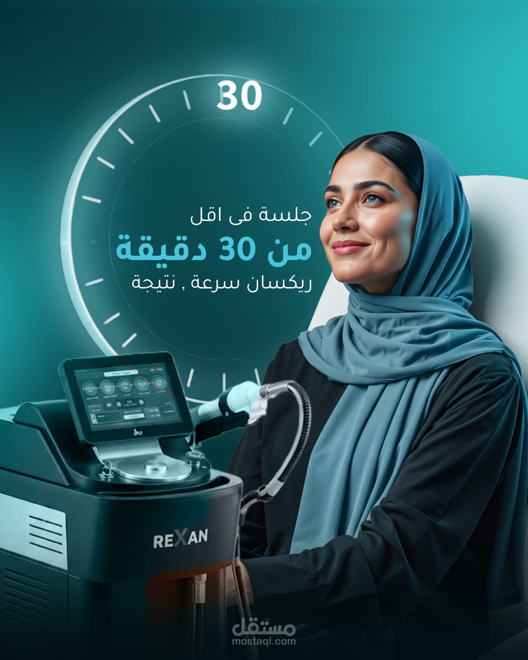 تصميم إعلان "سوشيال ميديا" لمنتج Rexan الطبي - سرعة ونتائج
