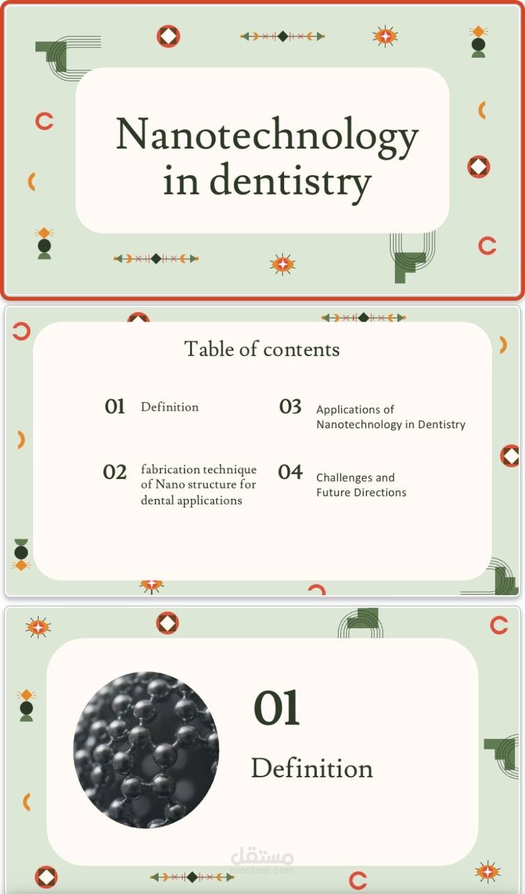 Nanotechnology in dentistry