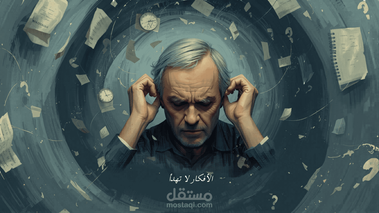عالق في المنتصف