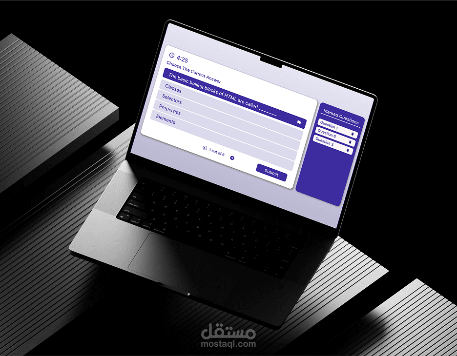 منصة إلكترونية مصممة لتقديم اختبارات إلكترونية سهلة وآمنة للطلاب أو المتقدمين.