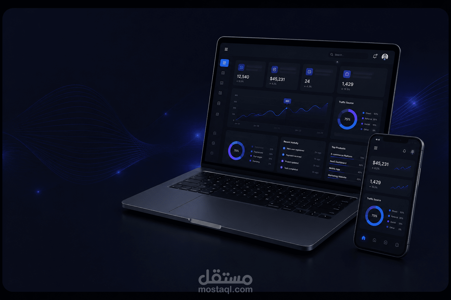 تصميم موقع التكروني احترافي متكامل لحجز وتنظيم المناسبات