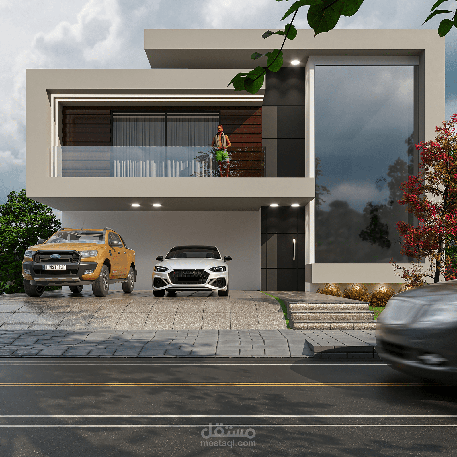Villa exterior design