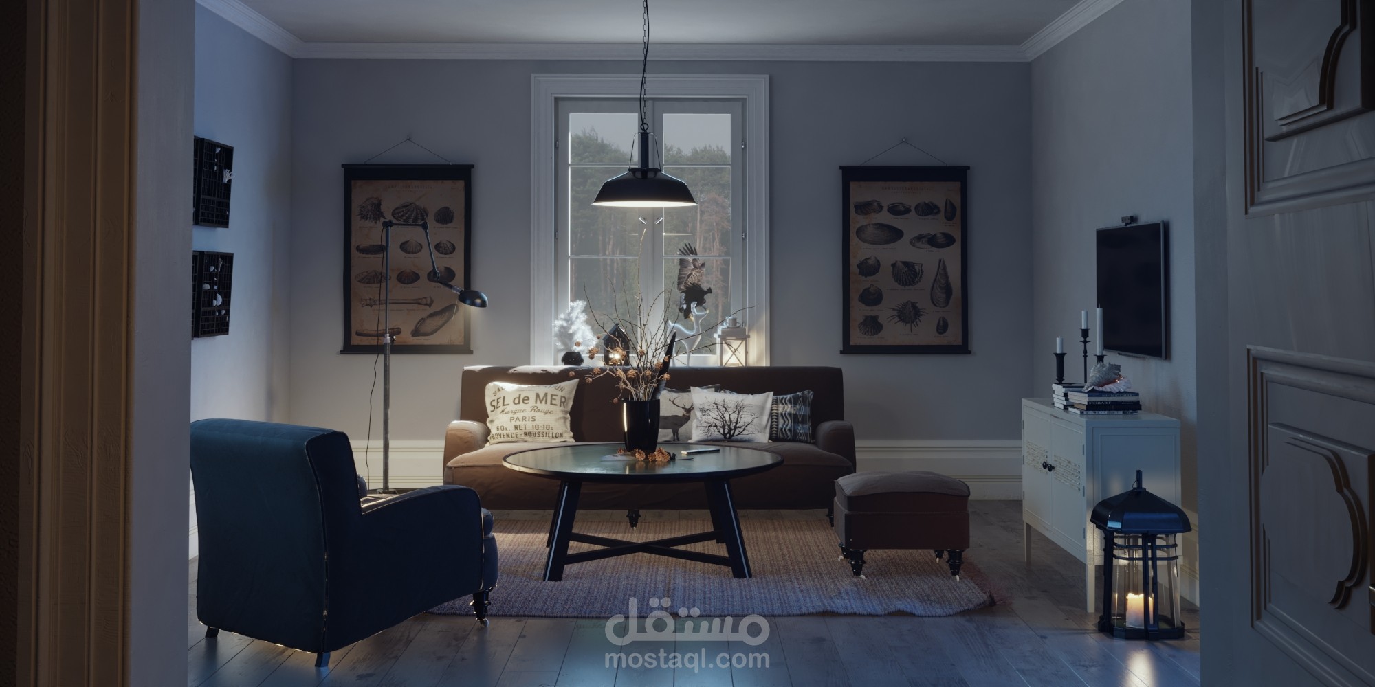 تصميم صالة معيشة