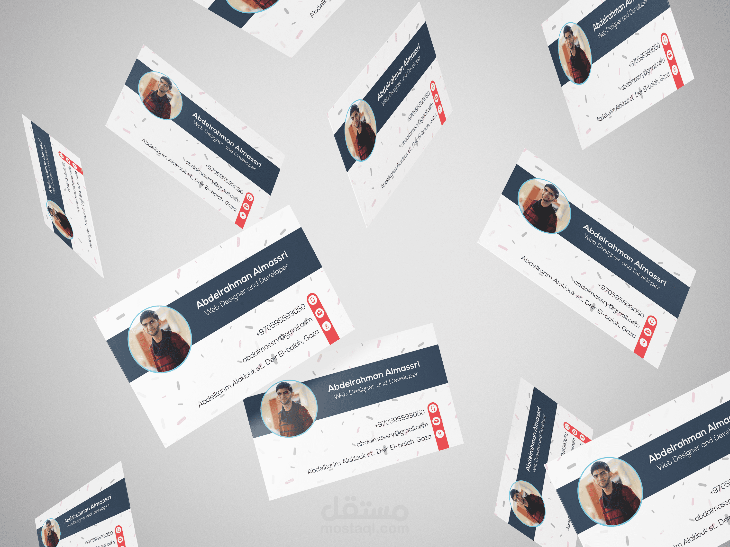 business card -بطاقة اعمال