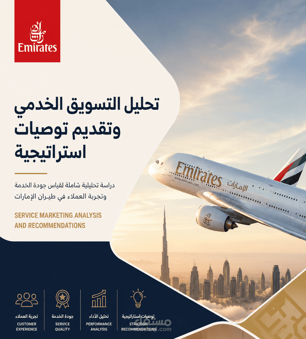 Fly Emirates إعداد تحليل متكامل للتسويق الخدمي وتطوير تجربة العملاء لشركة